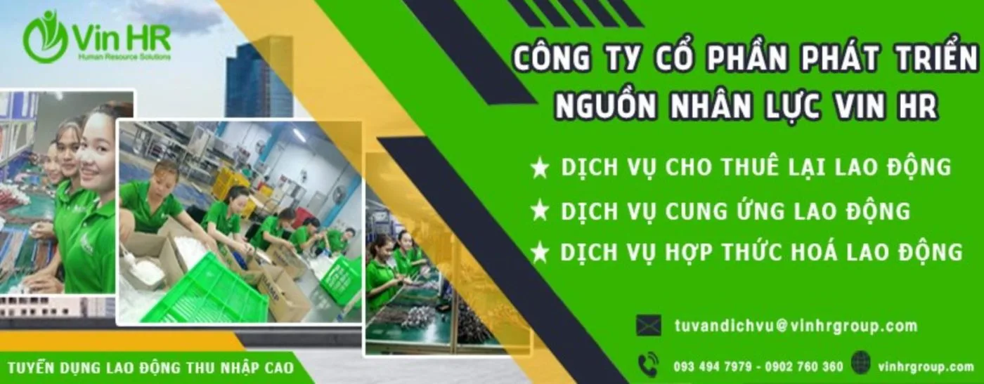 Công ty cung ứng lao động Đắk Lắk Vin HR