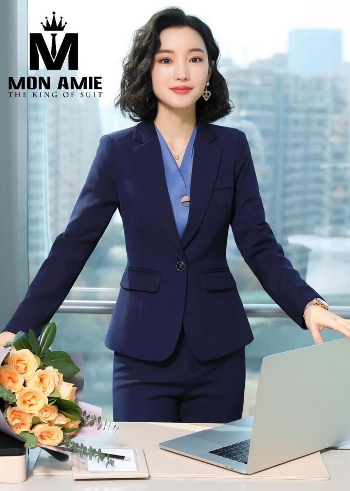 Mẫu vest nữ tại nhà may Mon Amie