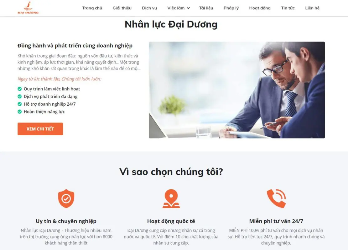 Công ty TNHH Cung ứng nguồn nhân lực Đại Dương