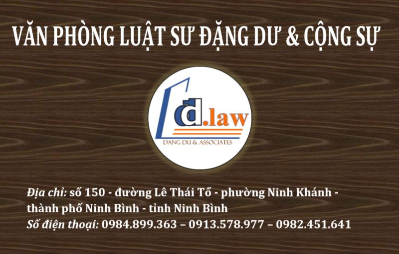 Văn phòng luật Đặng Dư và Cộng sự 