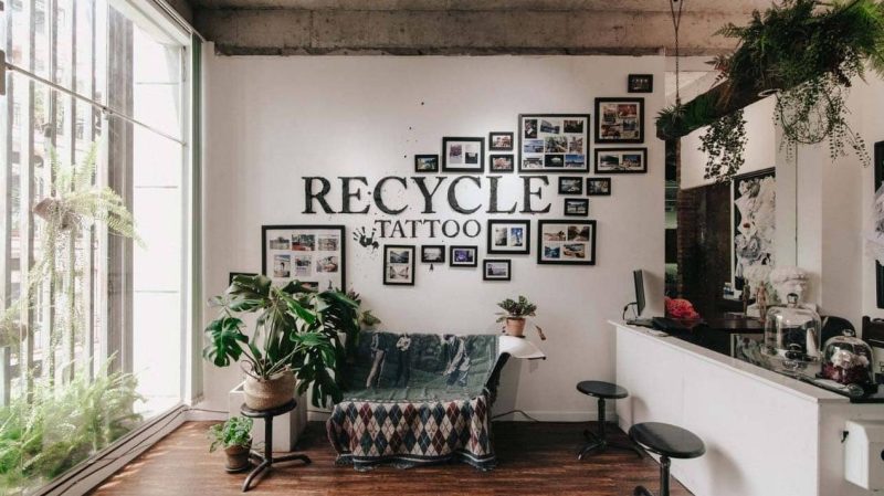 Recycle Bin Tattoo