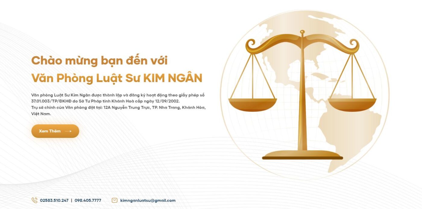 Thông tin về văn phòng luật sư Kim Ngân