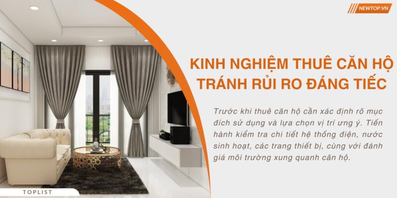 Kinh nghiệm thuê căn hộ