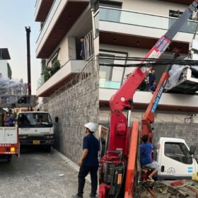 PMS dam bao an toan khi cau truc may dong goi hut chan khong tram xoay