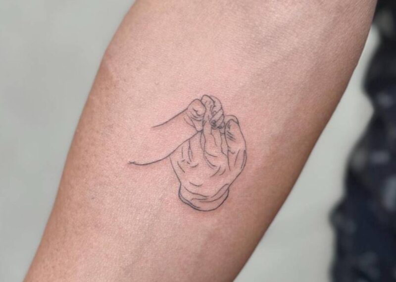 Hình xăm biểu tượng cha con