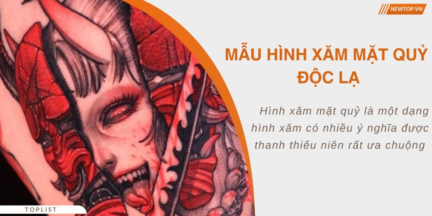 hình xăm mặt quỷ