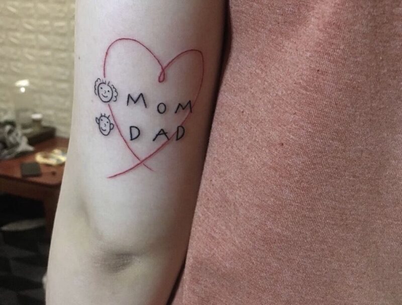 Tình yêu thương được thể hiện qua hình ảnh mini dễ thương