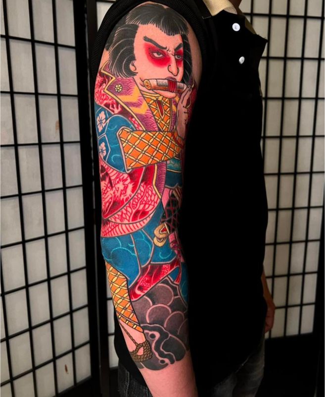 Hình xăm Samurai