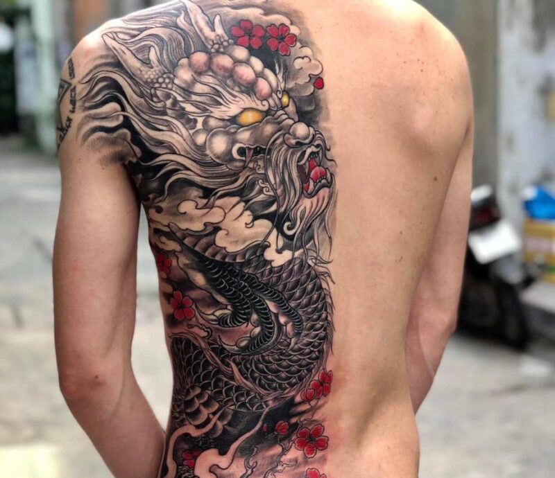 Hình xăm rồng có nhiều tầng ý nghĩa
