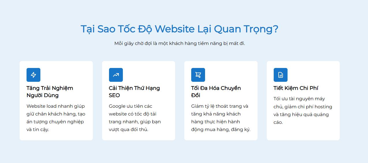 Lý do nên tối ưu hiệu suất website tại SPLWorks