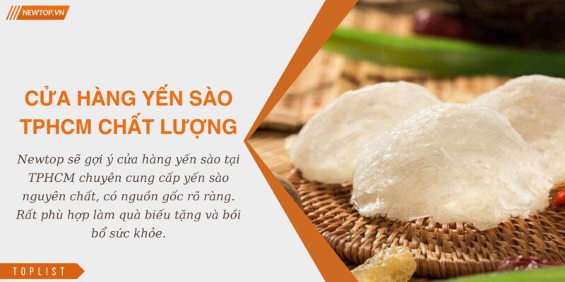 Cửa hàng yến sào TPHCM