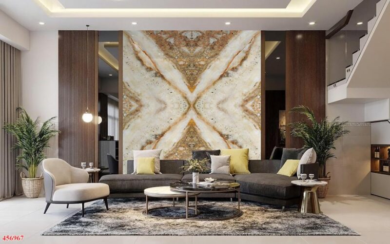 Tranh đối vân 2 tấm khổ ngang