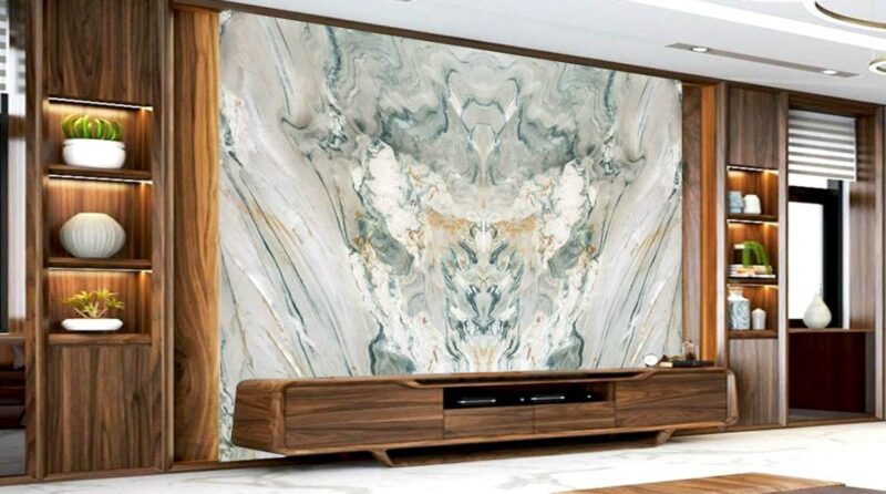 Tranh đá thạch anh đối xứng