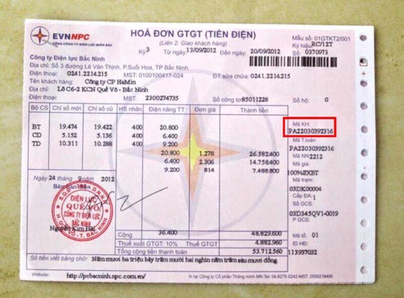 Cách tính tụ bù từ hóa đơn điện