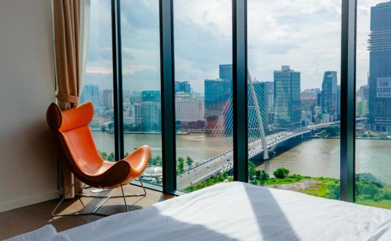 Căn hộ gần cầu Ba Son này có view cực kỳ đắt giá
