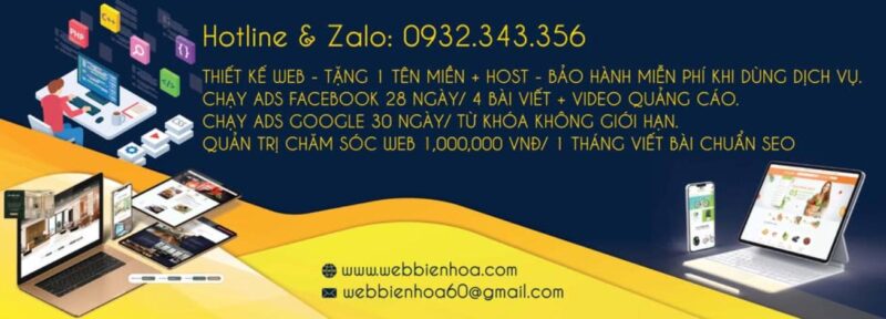 Công ty Thiết Kế Web Biên Hòa
