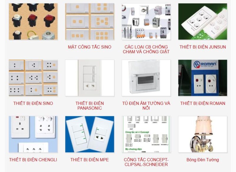 Nhà Phân Phối Vương Quang cung cấp đa dạng sản phẩm thiết bị điện