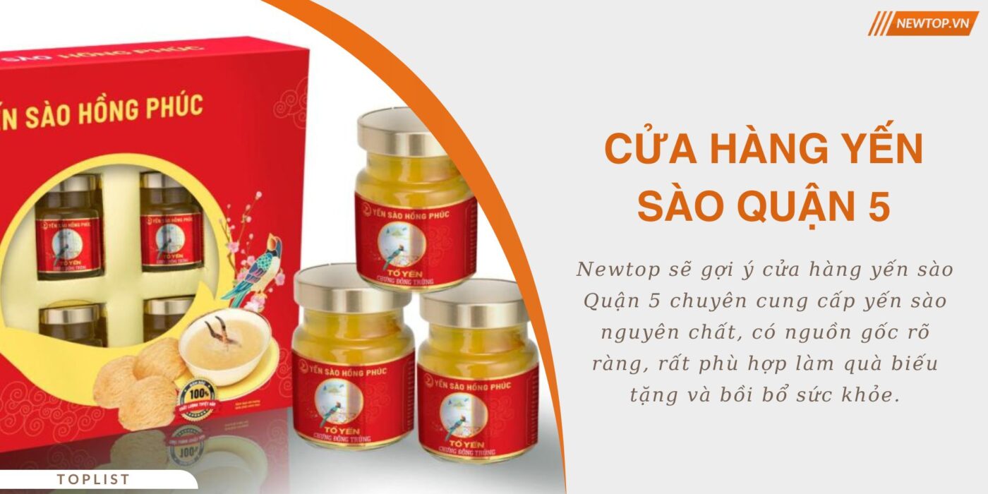 Cửa hàng yến sào Quận 5