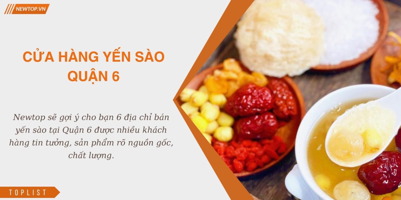 Cửa hàng yến sào Quận 6