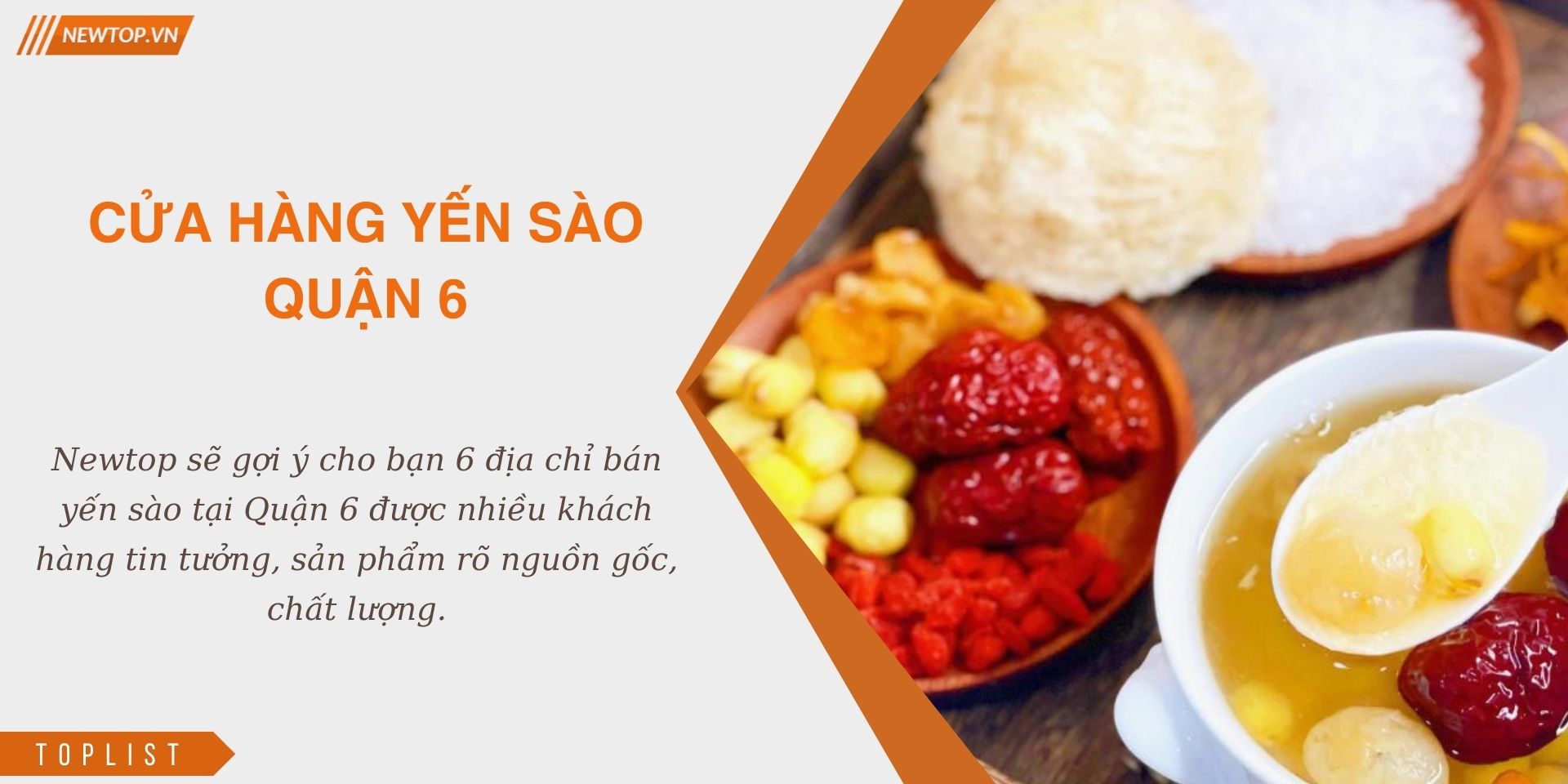 Cửa hàng yến sào Quận 6