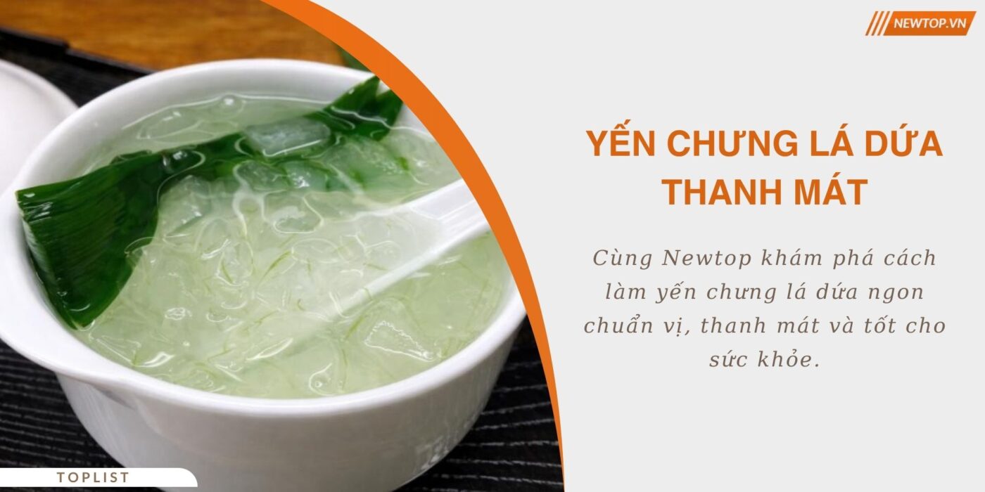 Yến chưng lá dứa