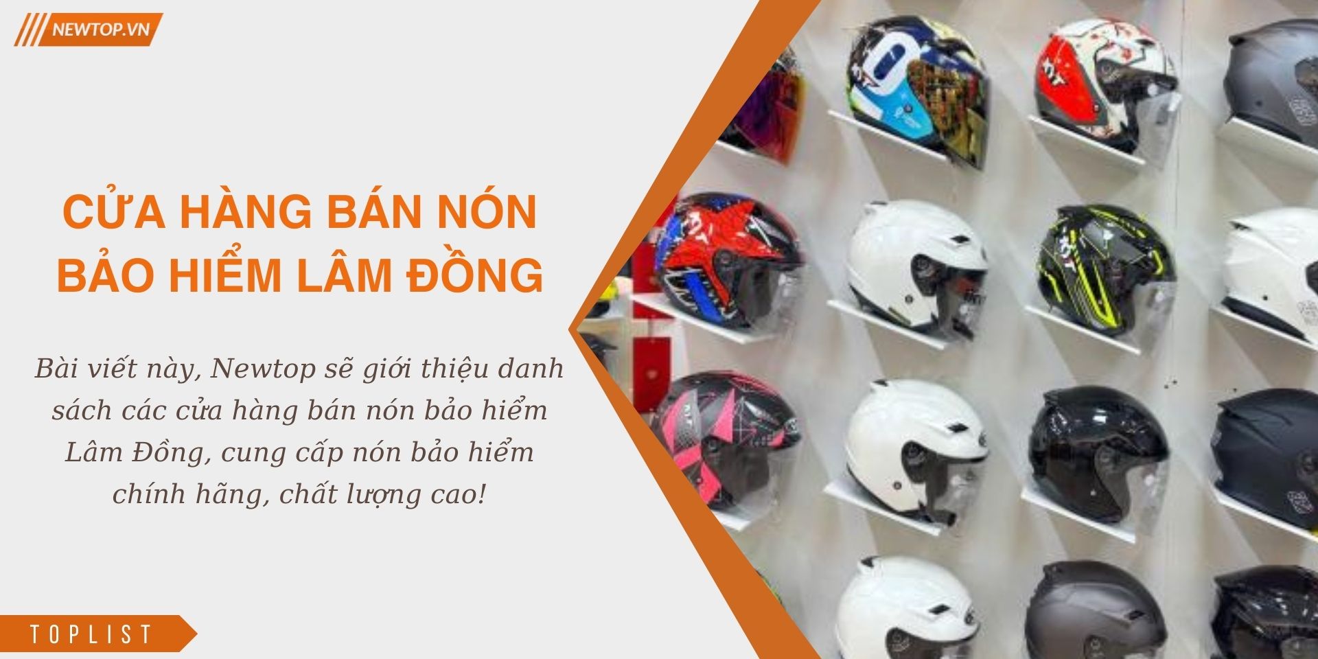 Cửa hàng bán nón bảo hiểm Lâm Đồng