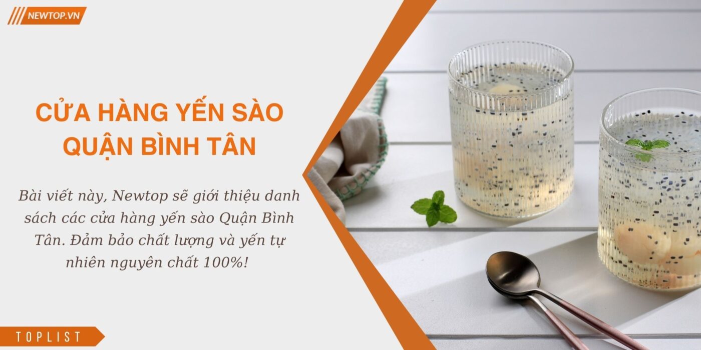 Cửa hàng yến sào Quận Bình Tân