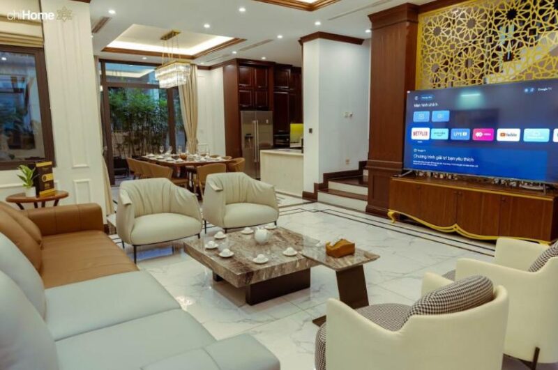 Biệt thự Vinhomes Victoria tổ chức tiệc cực sang trọng