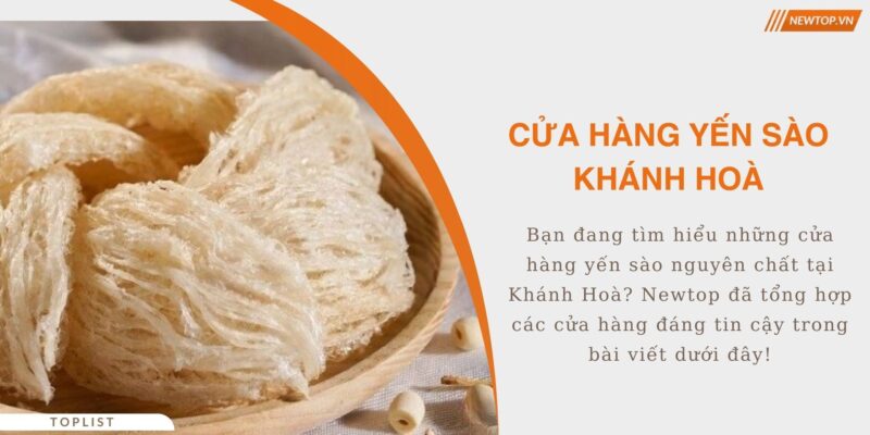 cửa hàng yến sào Khánh Hòa