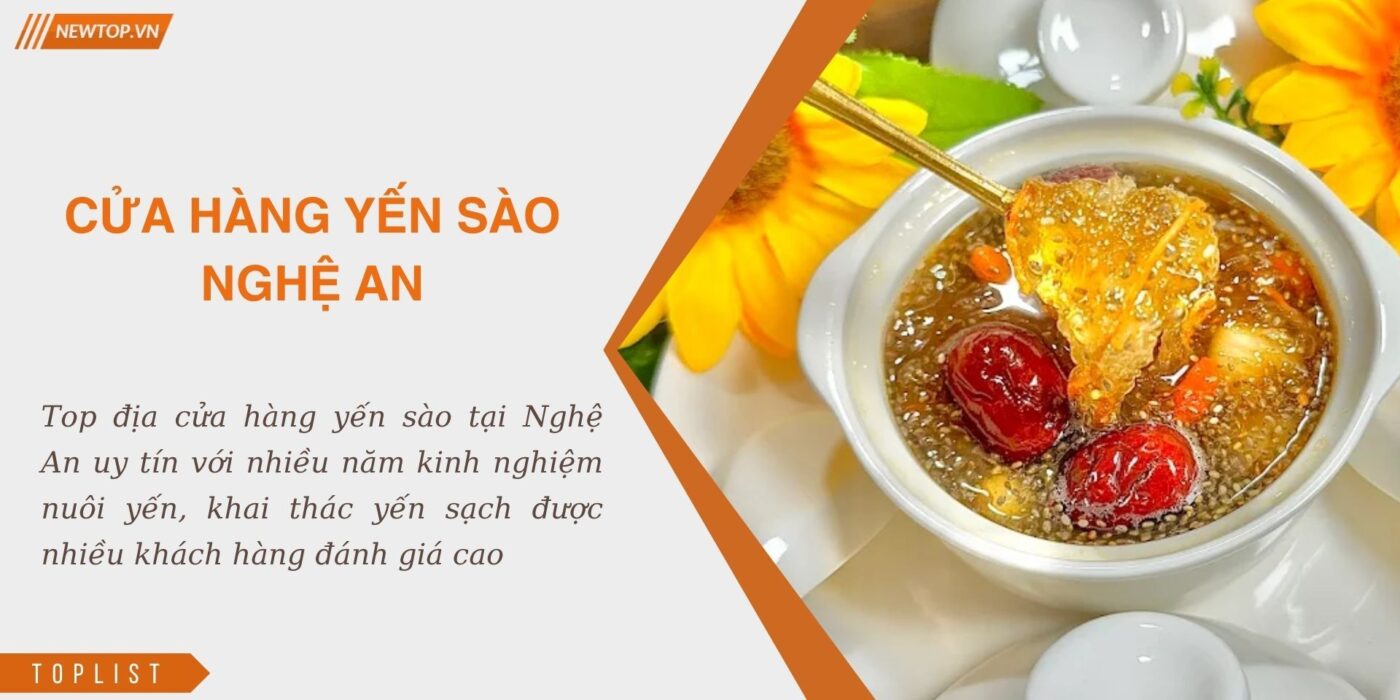 cửa hàng yến sào Nghệ An