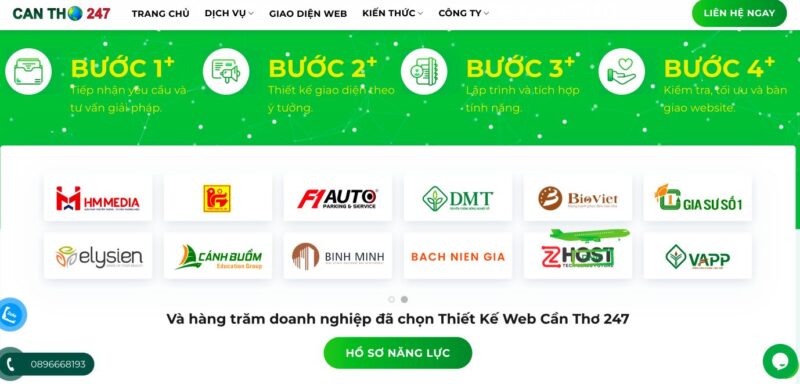 Công ty Thiết kế Web Cần Thơ 247