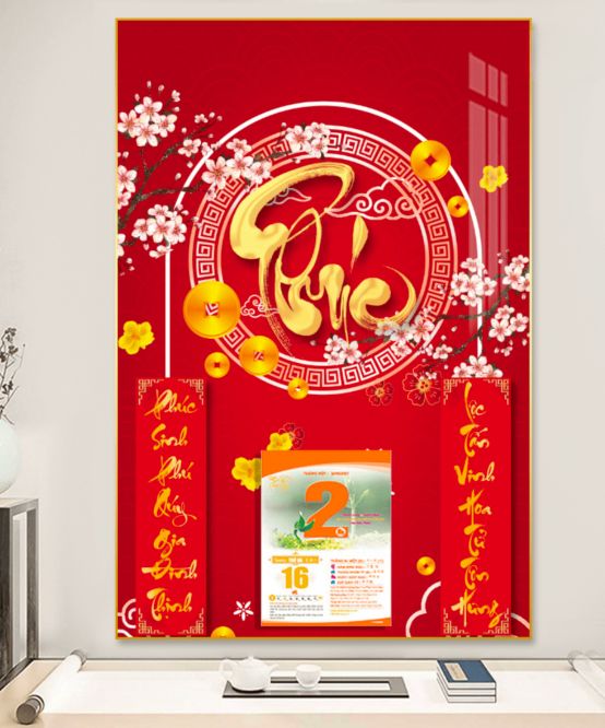 Lịch là lựa chọn không thể thiếu trong các món quà tết