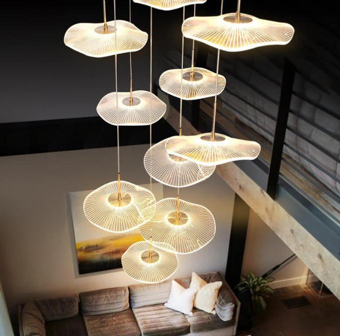 Đèn thả decor phòng khách đẹp