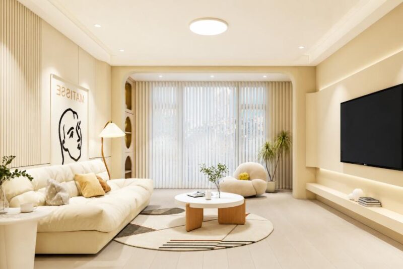 Tăng tính thẩm mỹ cho phòng khách