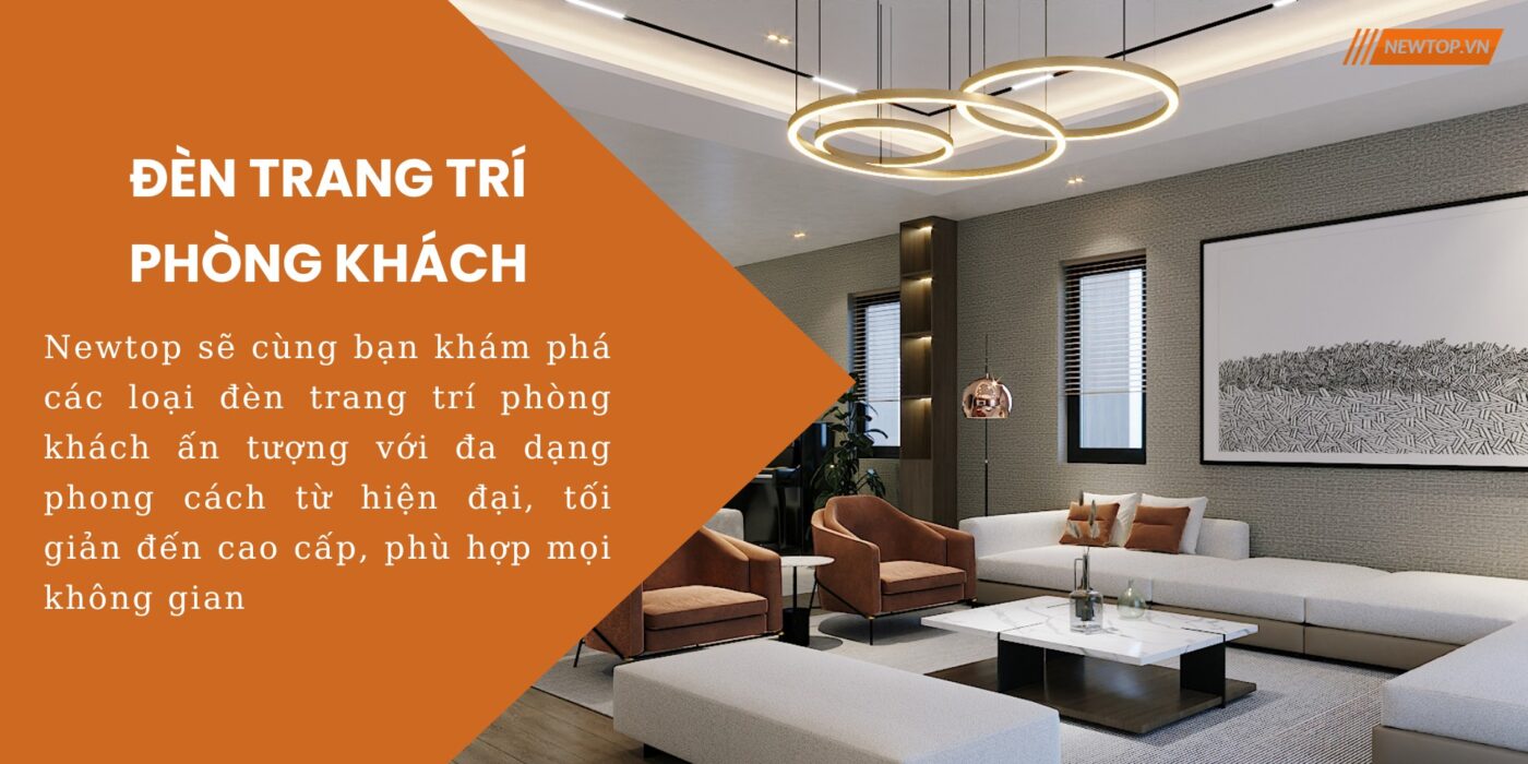 Đèn trang trí phòng khách