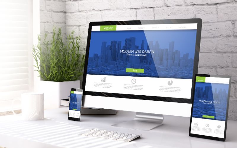 Thiết kế website 2Blue Media