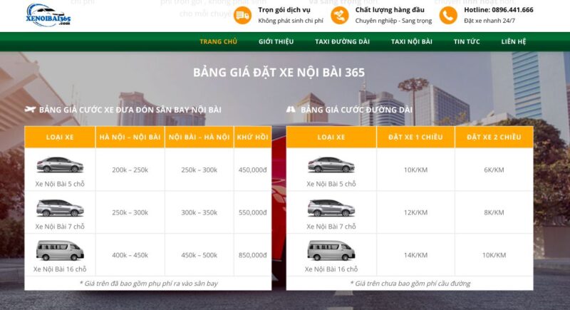 Xe Nội Bài 365