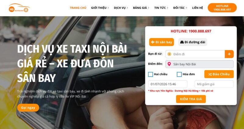 Xe VIP Nội Bài
