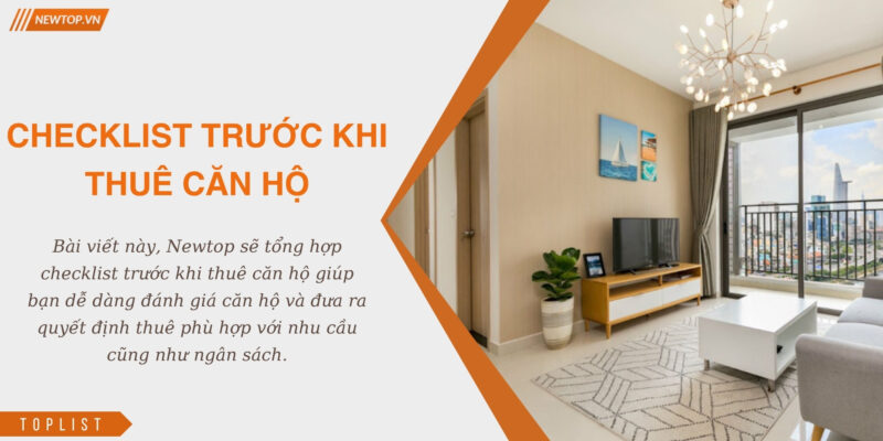 Checklist trước khi thuê căn hộ