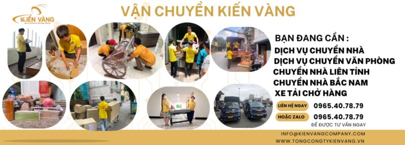 Dịch vụ vận chuyển - bốc xếp Kiến Vàng