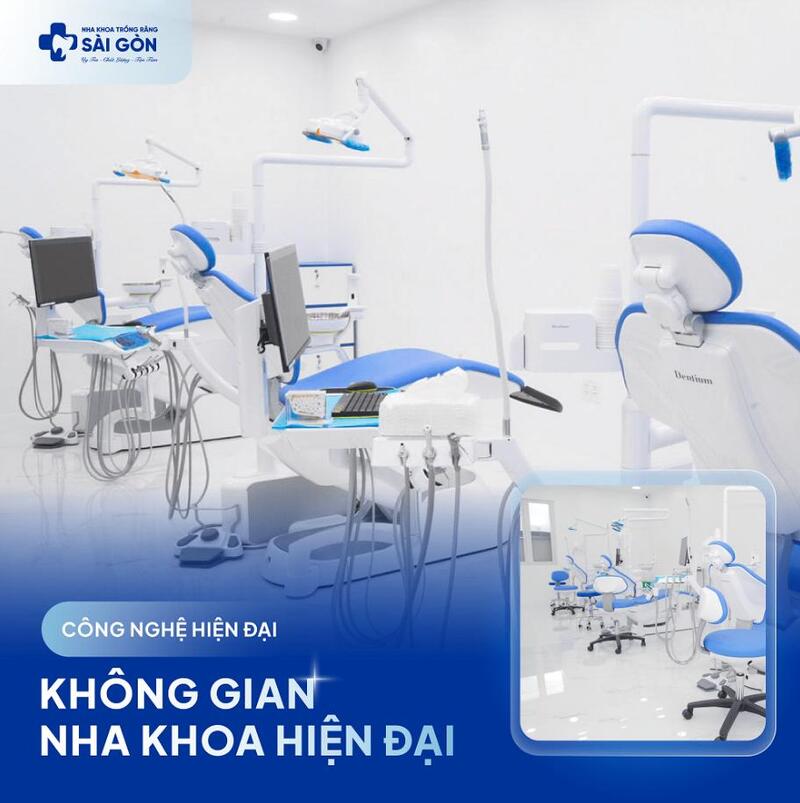 Không gian nha khoa hiện đại