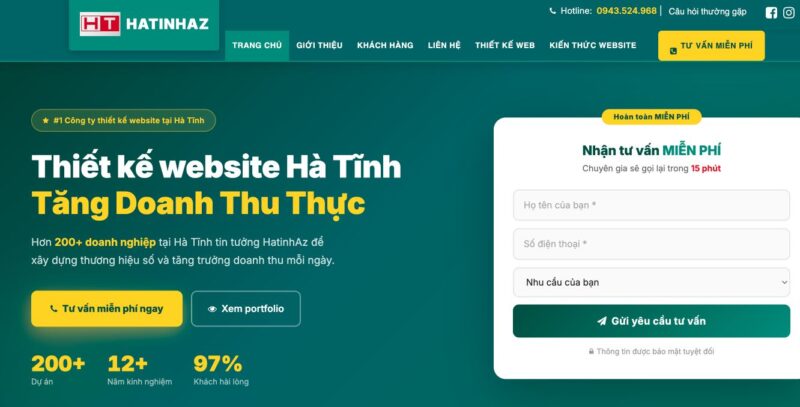 HaTinhAz - Công ty thiết kế website Hà Tĩnh