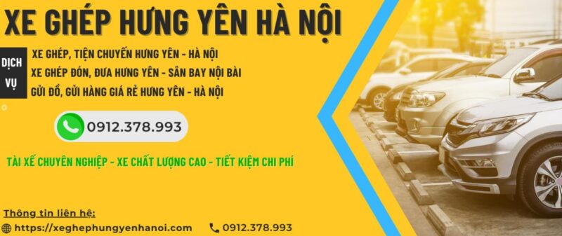 Xe Ghép Hưng Yên Hà Nội