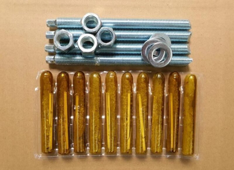 Bulong hóa chất dạng ống nhộng