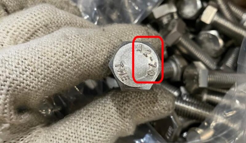 Cấp bền A2-70 là cấp bền phổ biến nhất của bulong inox 304